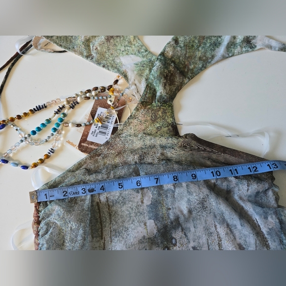 Jaded London Vida Backless Maxi Dress With Shell Trim in Marine XS - Picture 9 of 12